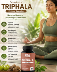 COCO MUSCLES Triphala Capsules 750 mg