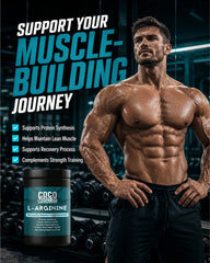 COCO MUSCLES L-Arginine Powder for men | Nitric Oxide Booster for Men | Supports Muscle Pump, Muscle Recovery, Endurance, Strength, Energy, Workout Performance, Blood Flow & Stamina