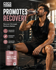 COCO MUSCLES Shilajit Capsules 500 mg