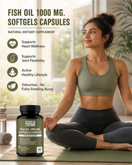 COCO MUSCLES Fish Oil 1000mg Softgels