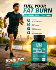 COCO MUSCLES Green Coffee Beans 750 mg Capsules