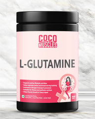 COCO MUSCLES L-Glutamine Powder | Specially designed for Women | Muscle Recovery, Lean Muscle Support, Workout Recovery & Active Lifestyle Supplement | Post-Workout Repair, Fitness & Active Wellness