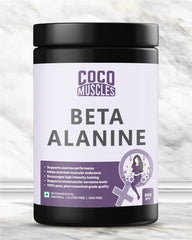 COCO MUSCLES Beta Alanine Powder | Specially designed for Women | Pre-Workout Endurance & Performance Support | Helps Reduce Muscle Fatigue | Improves Workout Stamina | Unflavoured Fitness Supplement for Women