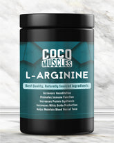 COCO MUSCLES L-Arginine Powder for men | Nitric Oxide Booster for Men | Supports Muscle Pump, Muscle Recovery, Endurance, Strength, Energy, Workout Performance, Blood Flow & Stamina