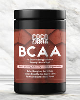 COCO MUSCLES BCAA For Men | Delicious Orange Flavoured | Branched Chain Amino Acids with Leucine, Isoleucine & Valine | Supports Muscle Recovery, Muscle Building, Strength, Endurance, Lean Muscle Maintenance, Training & Workout Performance