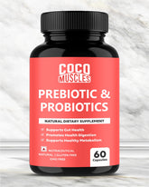 COCO MUSCLES Prebiotic & Probiotics Capsules