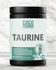 COCO MUSCLES Taurine Powder | Specially designed for Women | Amino Acid Supplement for Energy, Workout Recovery & Focus | Supports Energy, Hydration, Exercise Performance & Recovery