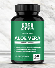 COCO MUSCLES Aloe Vera Capsules 750 mg