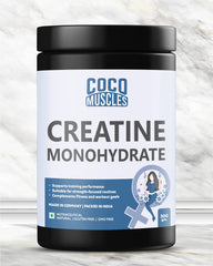 COCO MUSCLES Creatine Monohydrate Powder | Specially designed for Women | Supports Strength, Lean Muscle, Workout Performance & Recovery | Muscle Strength, Energy, Recovery & Fitness Support Supplement