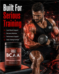COCO MUSCLES BCAA For Men | Delicious Orange Flavoured | Branched Chain Amino Acids with Leucine, Isoleucine & Valine | Supports Muscle Recovery, Muscle Building, Strength, Endurance, Lean Muscle Maintenance, Training & Workout Performance