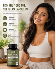 COCO MUSCLES Fish Oil 1000mg Softgels