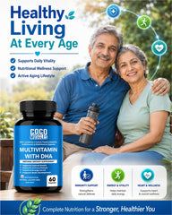 COCO MUSCLES Multivitamin With DHA Capsules