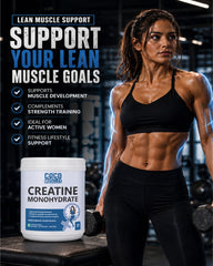 COCO MUSCLES Creatine Monohydrate Powder | Specially designed for Women | Supports Strength, Lean Muscle, Workout Performance & Recovery | Muscle Strength, Energy, Recovery & Fitness Support Supplement