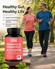 COCO MUSCLES Prebiotic & Probiotics Capsules