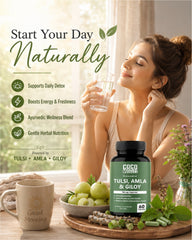 COCO MUSCLES Tulsi 250 mg, Amla 250 mg &amp; Giloy 250 mg Capsules