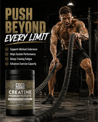 COCO MUSCLES Creatine Monohydrate Powder for Men | Micronized Creatine for Strength, Muscle Growth & Workout Performance | Supports Energy, Recovery & Power