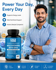 COCO MUSCLES Multivitamin With DHA Capsules