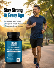 COCO MUSCLES Testosterone Support Tablets for Men