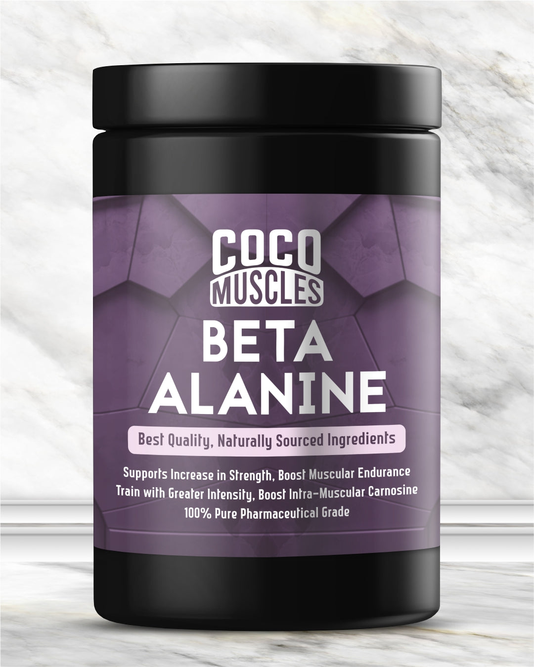 COCO MUSCLES Beta Alanine Powder For Men | Pre Workout Endurance & Performance Support | Helps Reduce Muscle Fatigue During High-Intensity Training | Unflavoured | Supports Endurance, Training Performance & Workout Stamina