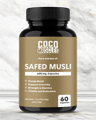 COCO MUSCLES Safed Musli Capsules 600 mg