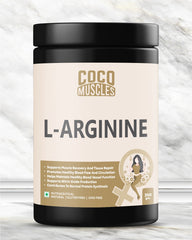 COCO MUSCLES L-Arginine Powder for Women | Supports Workout Performance, Blood Flow & Stamina | Pre-Workout Amino Acid for Energy, Recovery & Active Lifestyle
