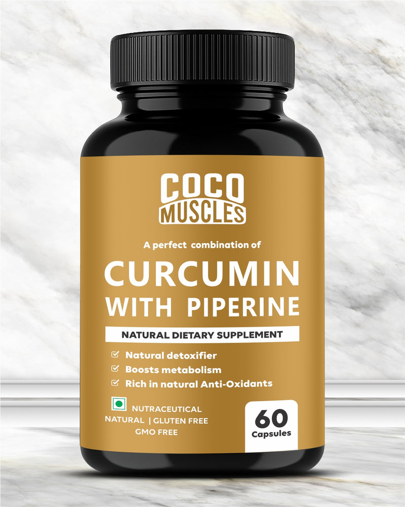 COCO MUSCLES Curcumin & Piperine Capsules