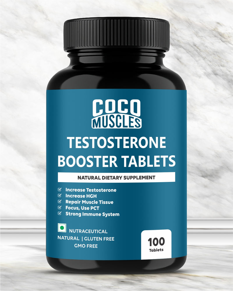 COCO MUSCLES Testosterone Support Tablets for Men