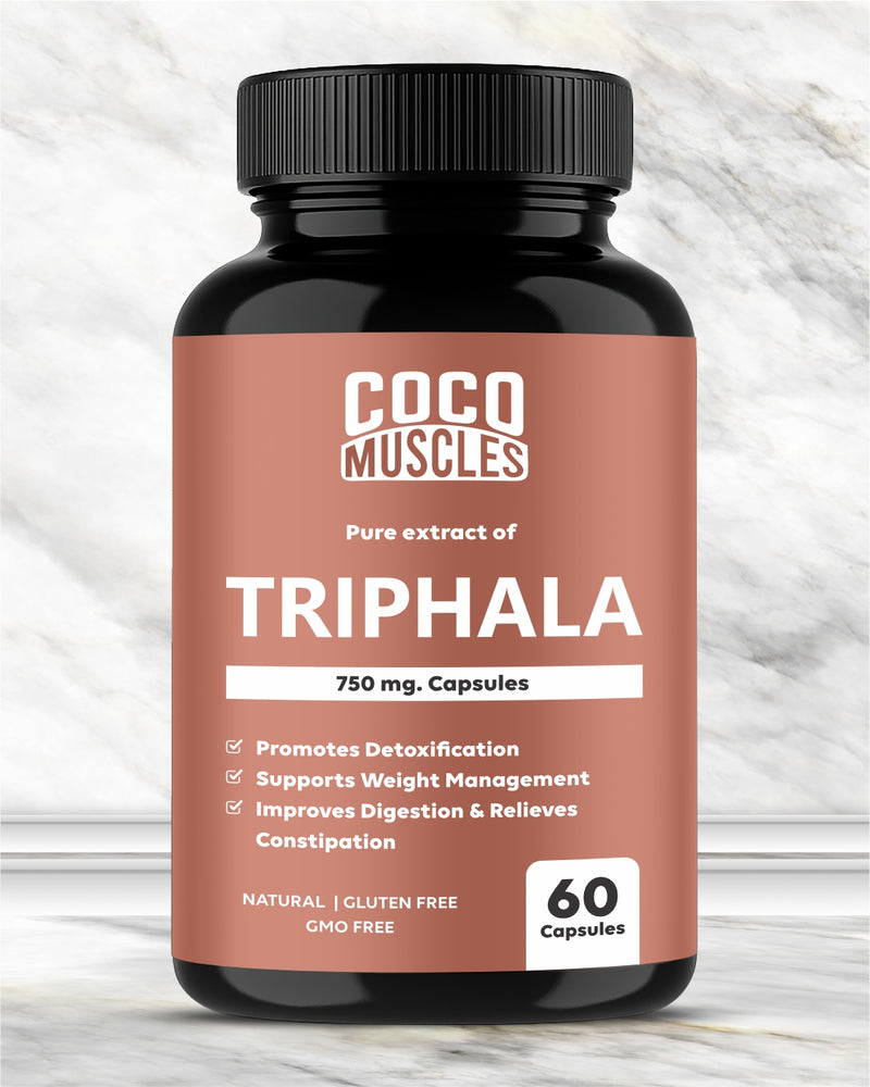 COCO MUSCLES Triphala Capsules 750 mg