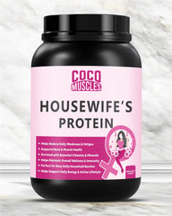COCO MUSCLES Housewife Protein Powder | Protein Powder for specially designed for housewives | Delicious Vanilla Kulfi Flavour | 15 g Protein with DHA, Calcium, Iron, Vitamins, Minerals & Antioxidants