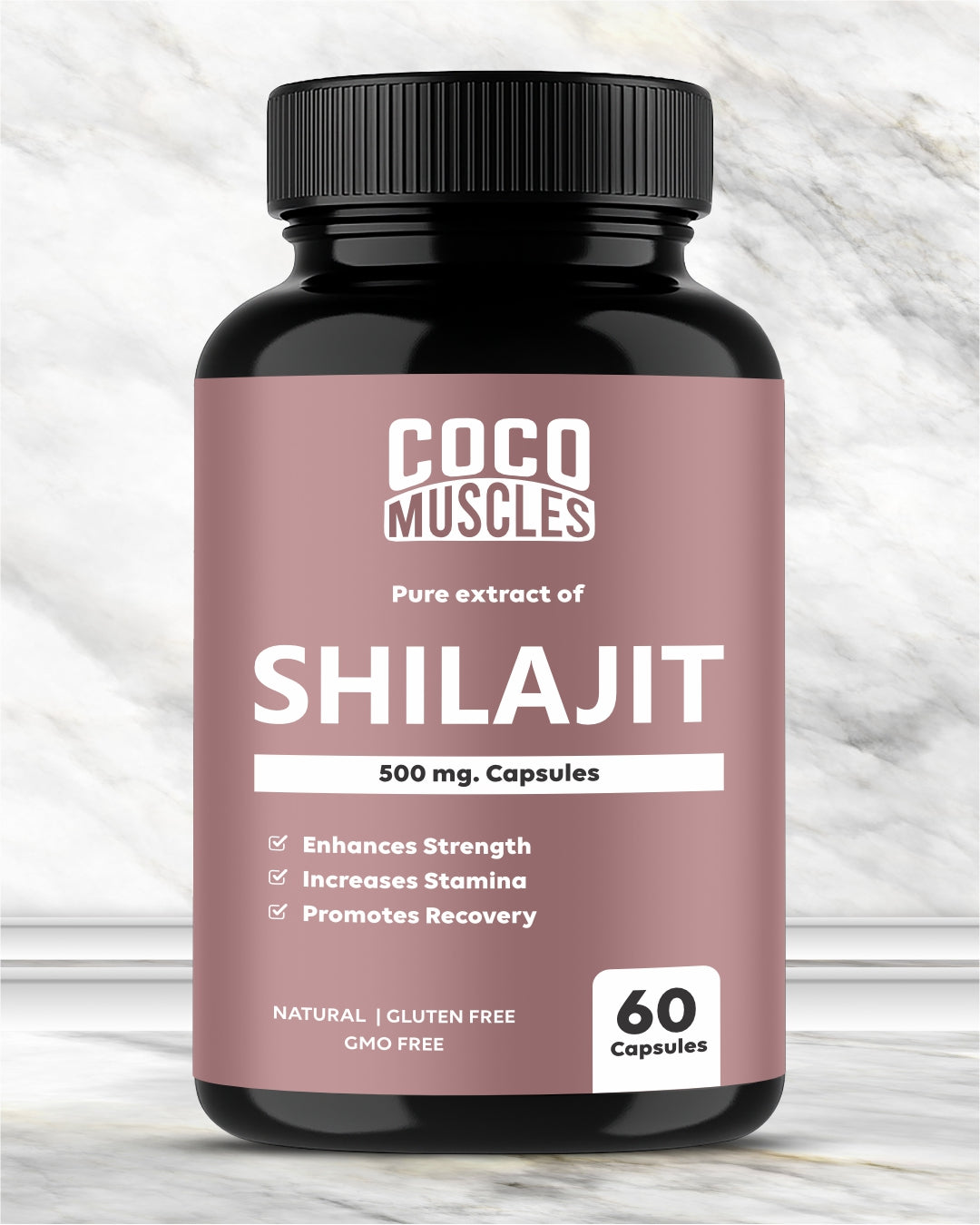 COCO MUSCLES Shilajit Capsules 500 mg